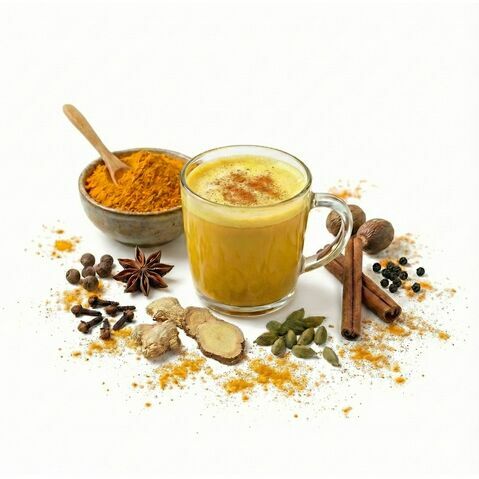 Golden Milk Chai Latte au curcuma