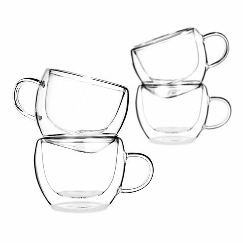 Verres à double paroi Universe, lot de 4