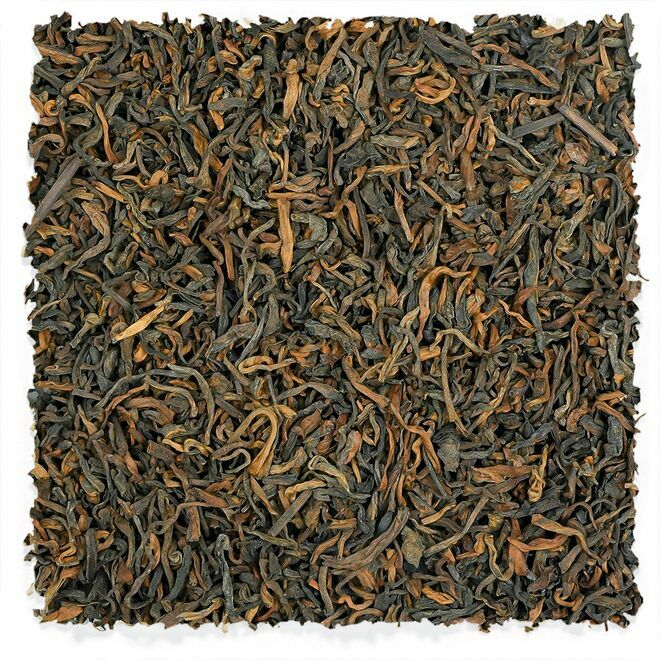 Pu'erh mûr impérial aux pointes dorées