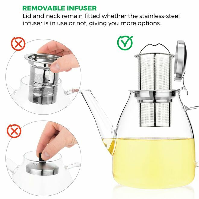 Galaxy Glass Teapot 37oz